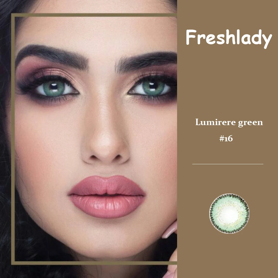 Top Quality made in korea sky marron lumirere brown gray green colored contact lenses