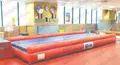 SP27 USA EU 8m 26ft Inflatable Air Track tumble piste deck gym cushion CE ULBlower Repairt