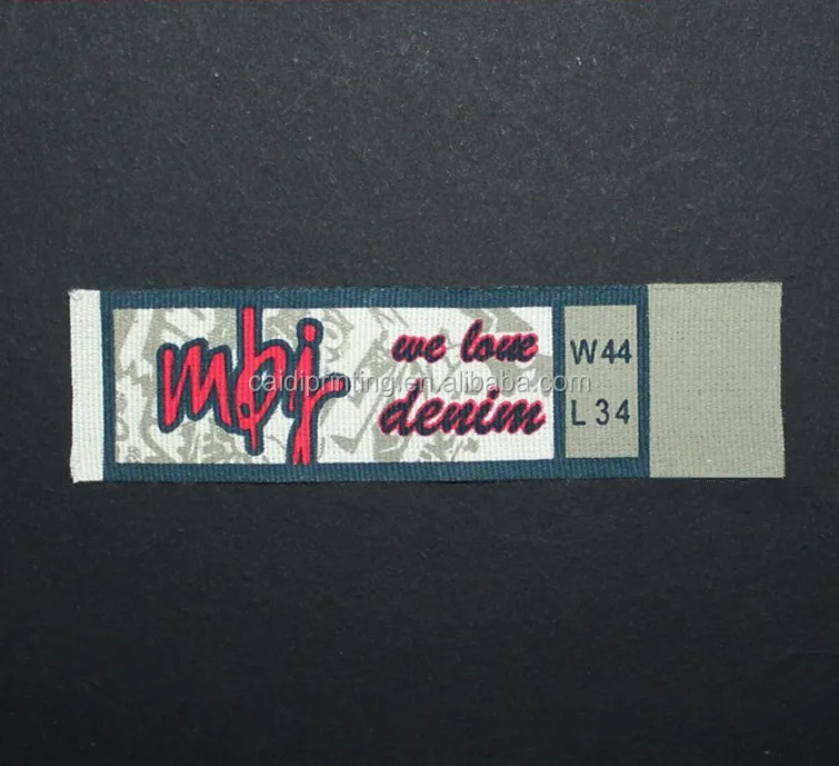 customized competitive price satin fabric garments label printers