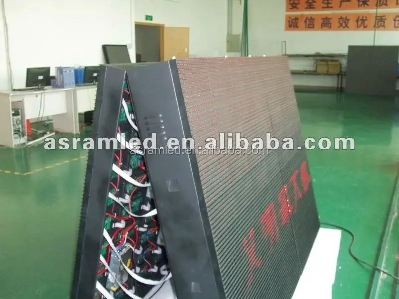 PH10 two face led programmable sign display board, double sided outdoor scrolling led sign