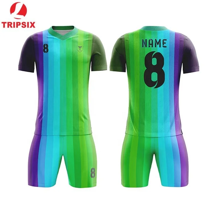 Hot Sale Yellow Soccer Jersey, Custom Plain Soccer Uniform, Sublimation Green Soccer Uniforms