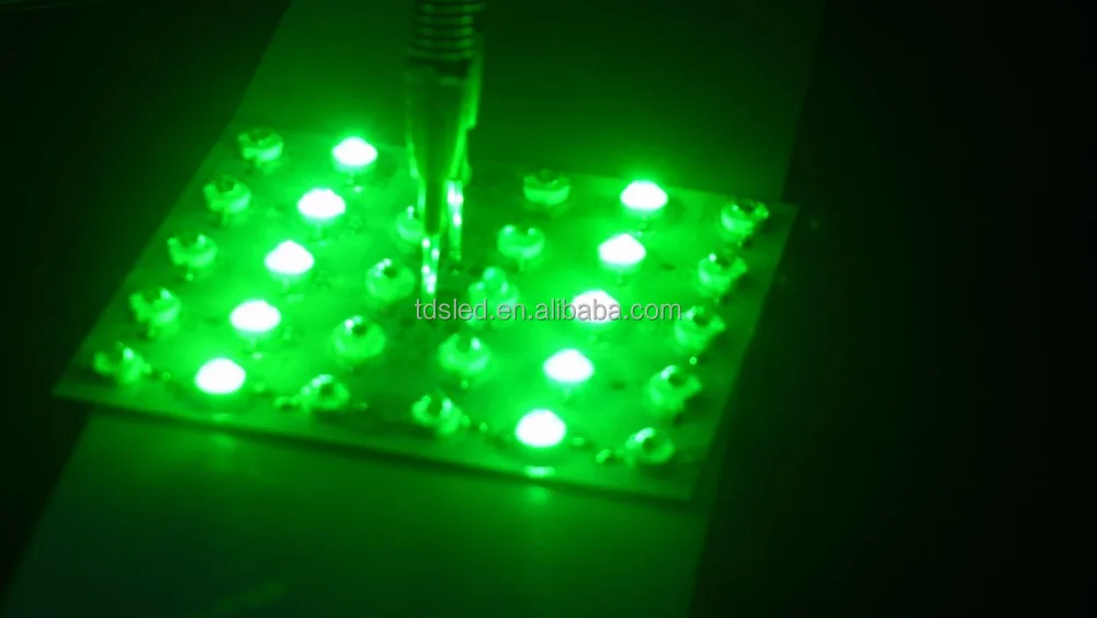 550nm 560nm 565nm 3W green high power led chip with heatsink