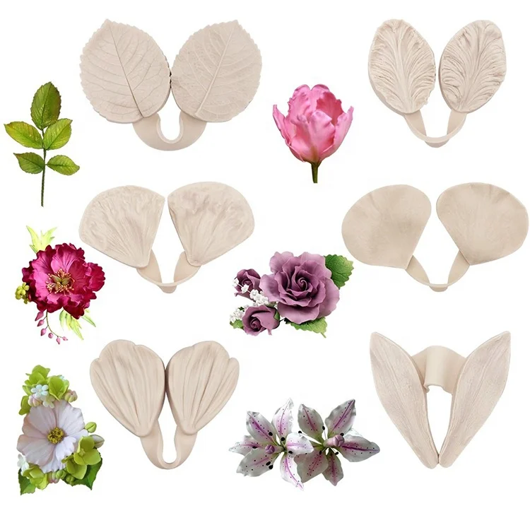 Sugar Flower Cake Decorating Tool For Wedding Cake Decoration Silicone Fondant Mold Flower
