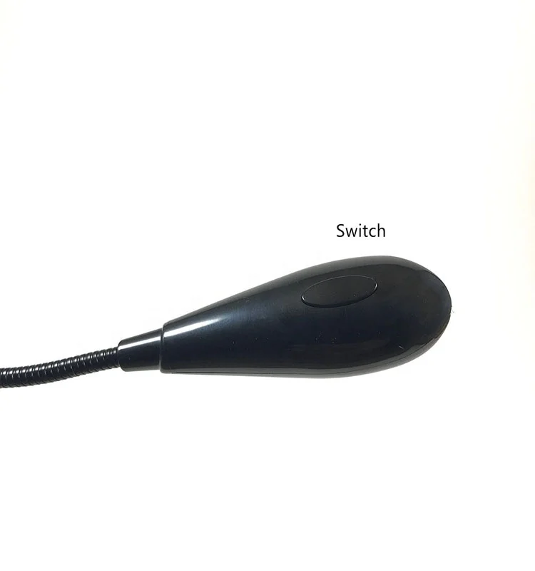 
Factory USB Charging One Arm Reading With Clip-On Bookmark Lamp Portable LED Flexible Book Night Light 