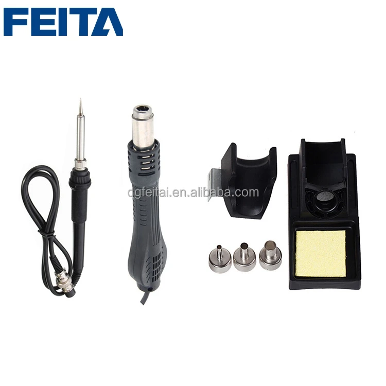 FEITA 8586 Hot Air Gun and Soldering Iron 2 in 1 Electric Soldering Station