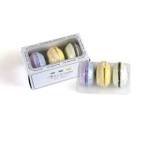 
Macaros Bath Fizzer bubble bath gift set kids narual funny surprise bath bomb set making kit 