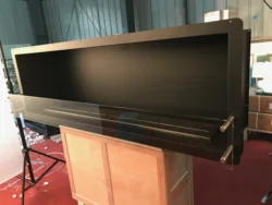 on sale electric fireplace with 2 side see through
