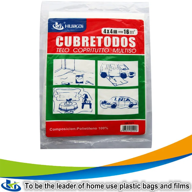 YiWu international market plastic sheeting recycled ldpe plastic film clear plastic furniture covers