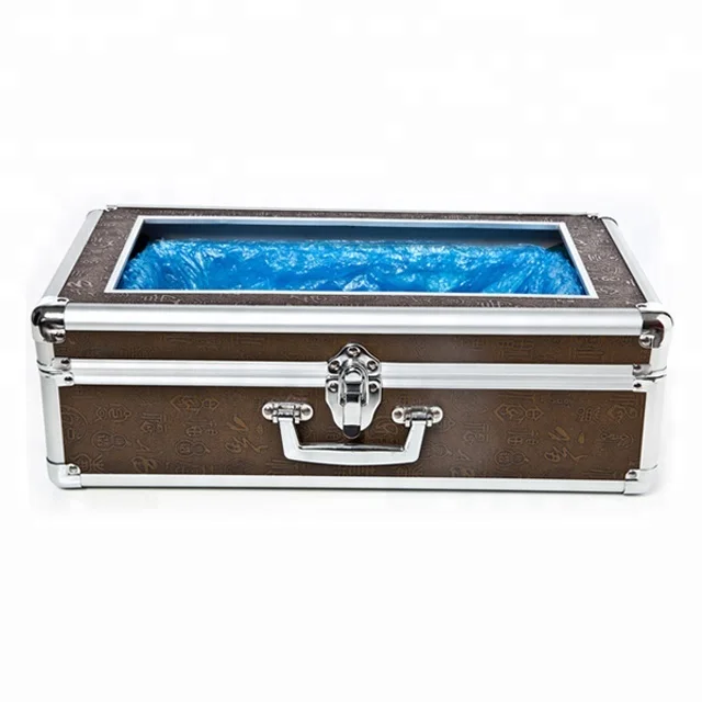 Automatic Overshoe Machine Sanitary Medical Use Disposable PE Shoe Shaped Cleaner Desktop Living Room Bedroom Dining Wedding