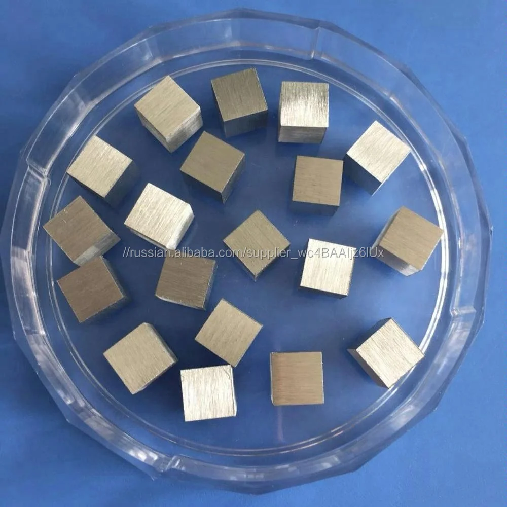 Элемент Периодической таблицы 10 мм Cube кадмия Cd распыления мишени