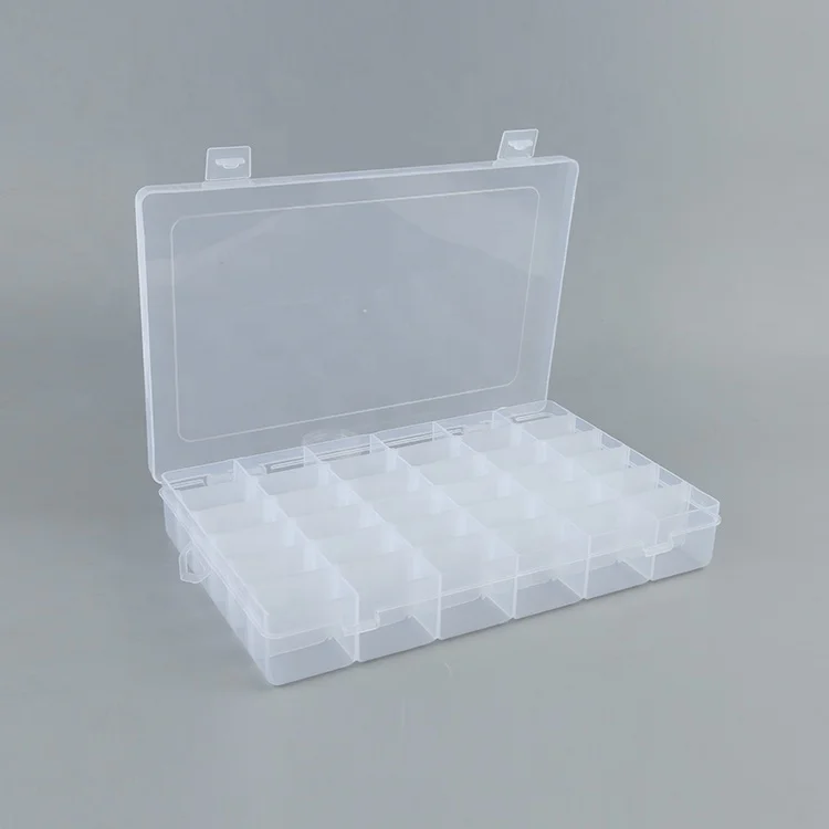 Wholesale 36 grid Organizer transparent household jewelry storage box