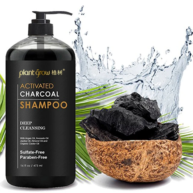 
Private Label Deep Cleaning Organ Oil Shampoo Sulfate Free Paraben Free Activated Charcoal Hair Shampoo 