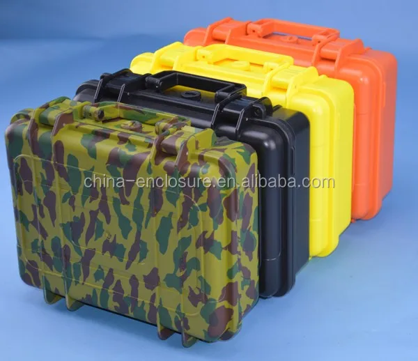 Hard plastic waterproof shockproof camouflage color military case army box