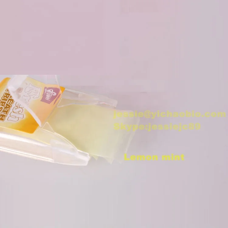 Освежающие таблетки полоски свежей мяты без сахара лимона перечной