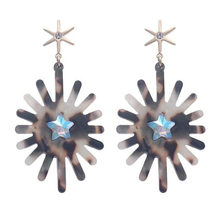 Wholesale Cheap Fashion Accete Acrylic Resin Acetate Earrings For Women