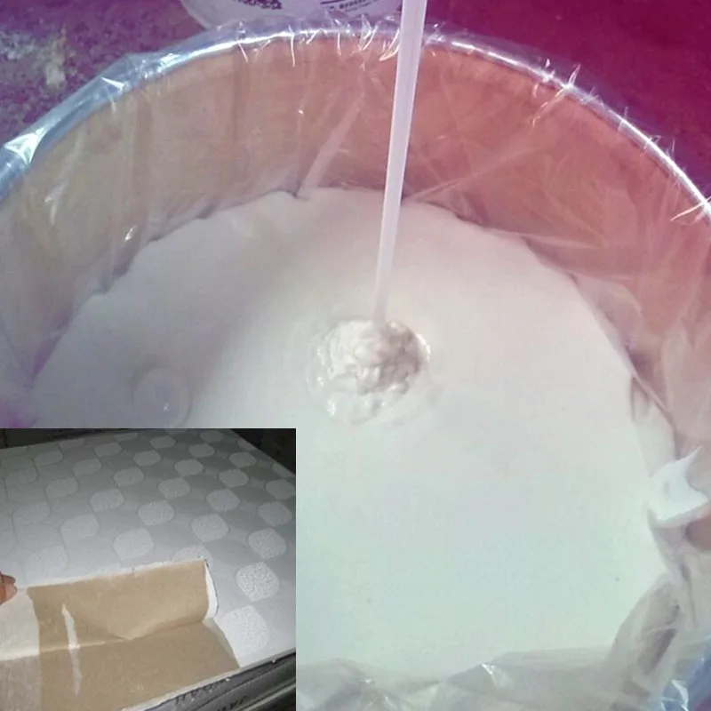 EVA emulsion white latex glue adhesive for gypsum ceiling board