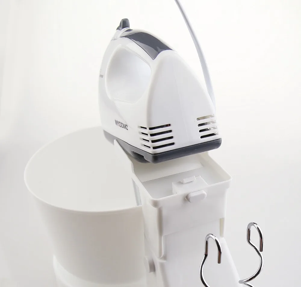 High Quality 7 Speeds Food Grade Mixer Cream Egg Whisk Blender Hand Mixer with Bowl