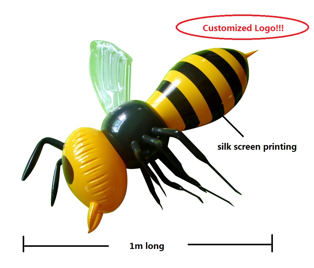 Factory selling large inflatable bumble bee toys for kids