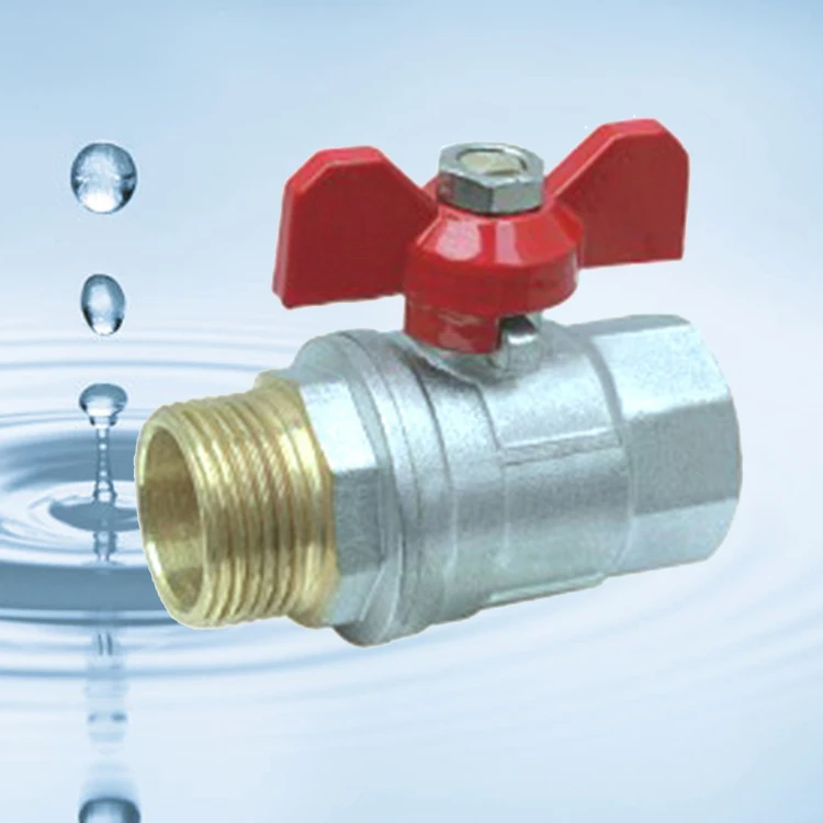 Низкосвинцовый латунный бронзовый шаровой клапан