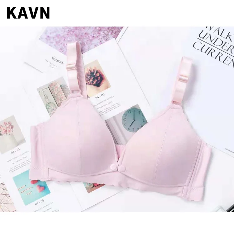 Wirefree Breastfeeding Maternity Bra Cotton Clothing Breastfeeding Bra for Pregnant Women Pregnancy Breast Big Size Sleep