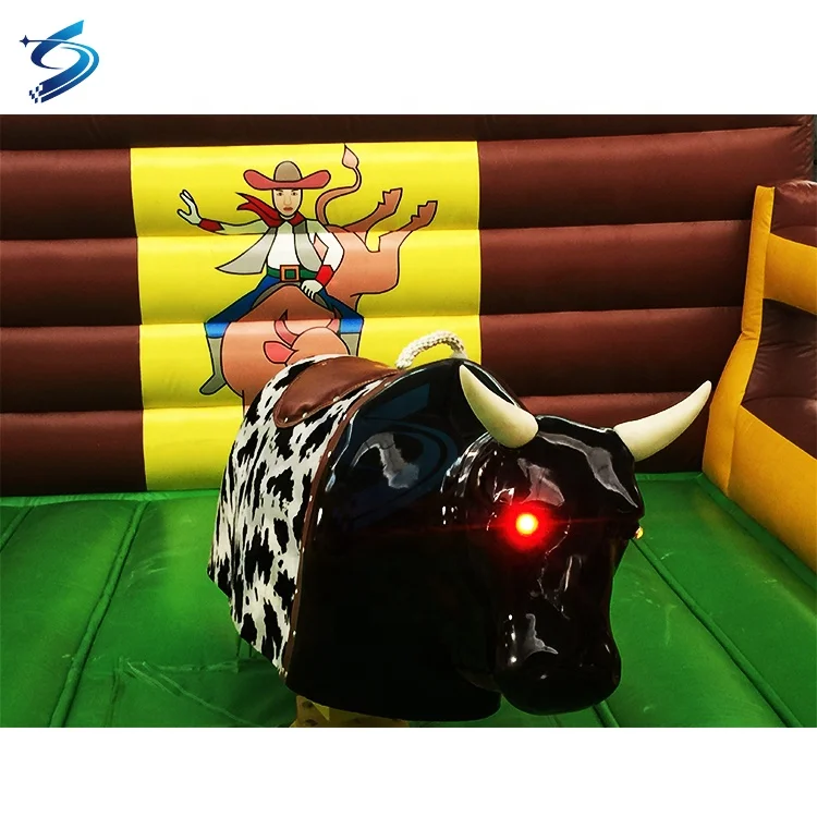 Good Price Customized shape inflatable Bullfighting Sport Games Mat Mechanical Rodeo Bull for Sale