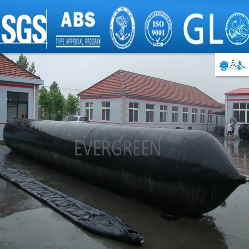 
inflatable barge launching ship boat marine rubber airbags for sale from China manufacturer 