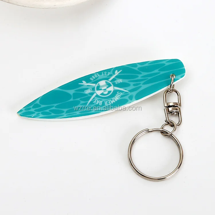 Most popular Personalized Plastic surfboard keychain