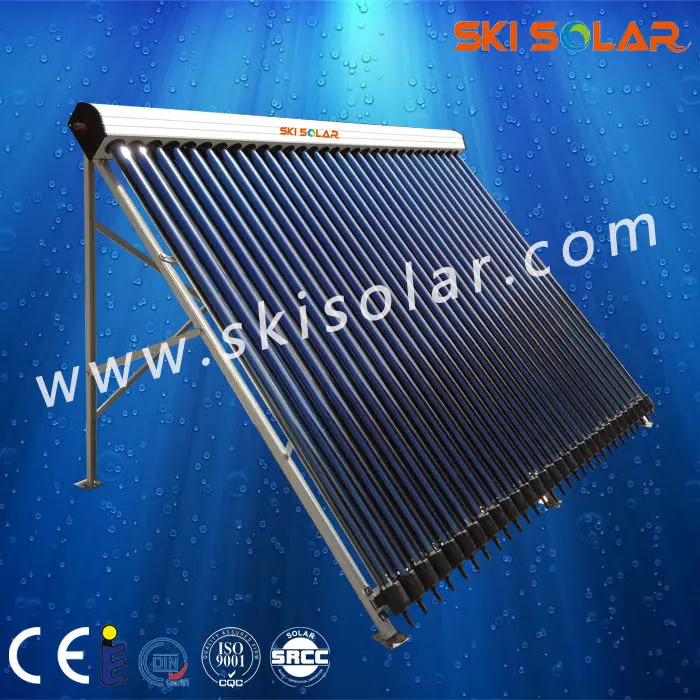 
2015 factory direct new high capacity heat pipe solar heating collector with vacuum tube and manifold 