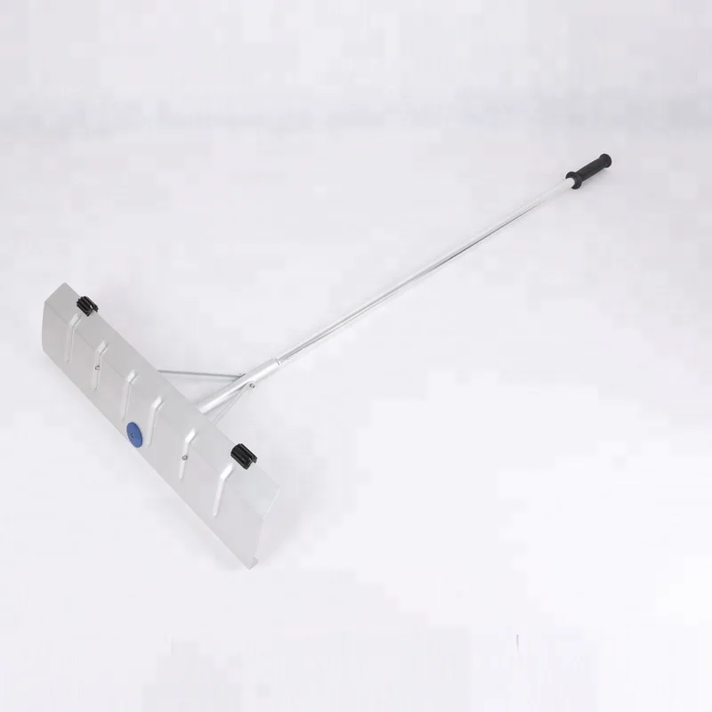 20-Foot Extendable  Aluminum Snow Shovel Roof Snow Rake With Non-Slip Handle