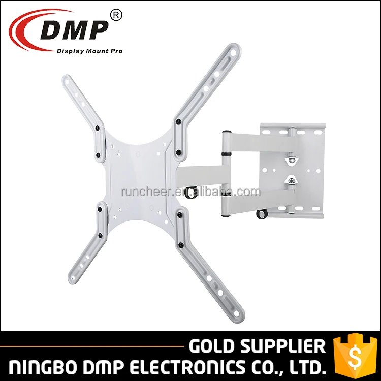 NPLB136M-SW белый 180 градусов поворотный наклона max VESA 400x400 Кронштейны для телевизоров кронштейны