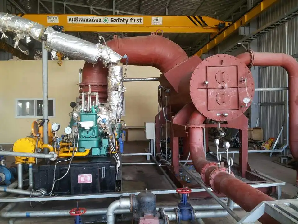 superheater steam boiler and  generator 1500KW