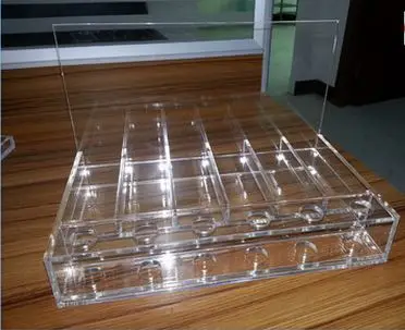 
acrylic cosmetic organizer tray acrylic nail vanish display holder 