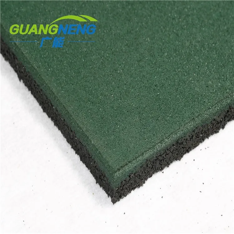 Shock absorbent Square Rubber tiles and pavers for outdoor surfaces