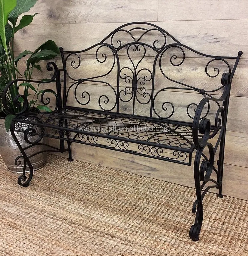 Antique metal garden backyard bench for sale
