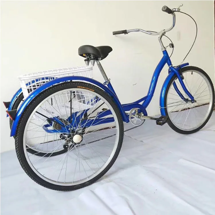 Hot sale three wheel electric tricycle adult/adult tricycle bike 26 in/adult tricycle dual seat