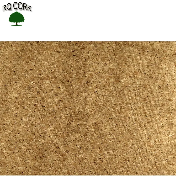 RQ CORK Low Price PU Leather Cork Fabric Cork Granule Stock