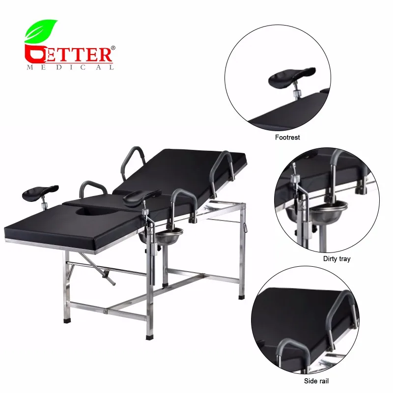 
Hot sell Medical manual Examination bed adjustable Examination Couch Stainless Steel Examination Couch 