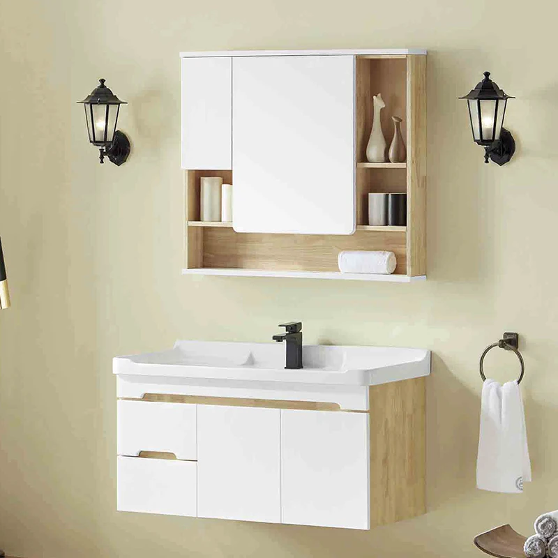 2024Hot Sales Factory Bathroom Mirror Wash Basin Cabinet Furniture