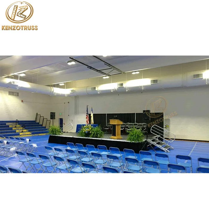Indoor aluminum small stage platform church stage for sale
