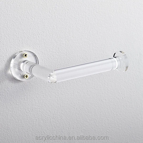 Акриловый держатель для туалетной бумаги, высококачественный прозрачный акриловый держатель для туалетной бумаги