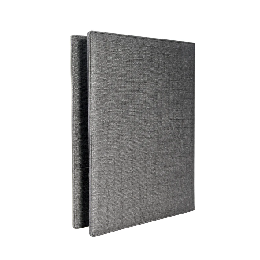 custom  A4 size  imitation leather file folder manufacturer for  hotel room