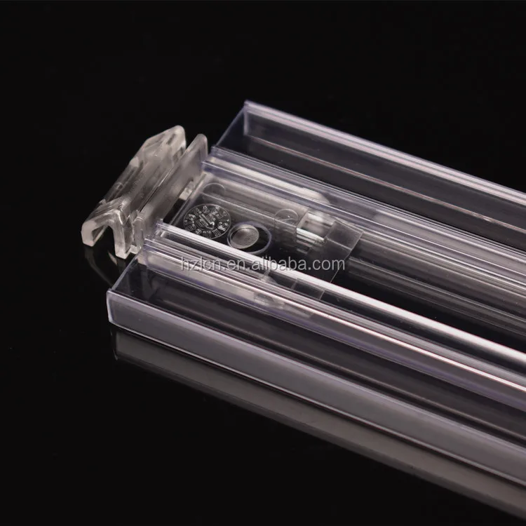 PLASTIC PLATE PUSH SHELF DIVIDER