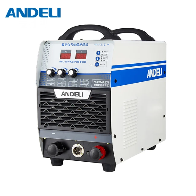 ANDELI digital industry dual module IGBT mig welding machine MIG-350F 380V MIG/MMA 2 in 1  mig welder