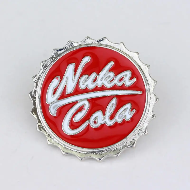 Game Fallout 4 Nuka Cola Enamel Brooches  Pin