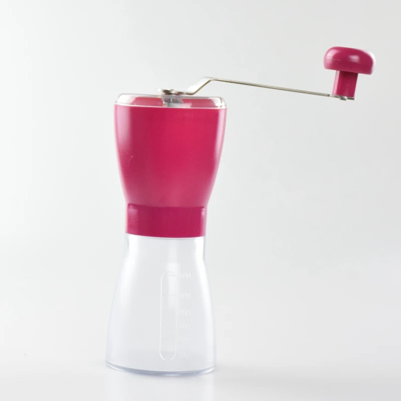 T-224 Nice Portable Ecocoffee Accessories Gift Box with one gold french press + Coffee Manual Grinder for Family/Friend Gift Set