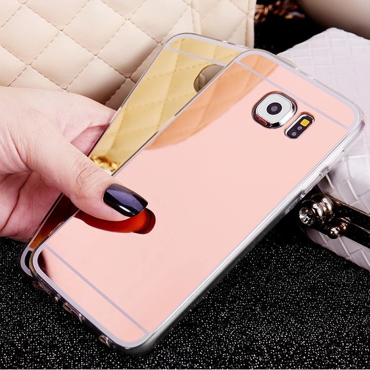 
Luxury Plating Soft TPU Smart Mirror Case for Coque Samsung Galaxy S3 S4 S5 S6 S7 S8 S9 S10 Edge Plus Clear Silicone Back Cover 