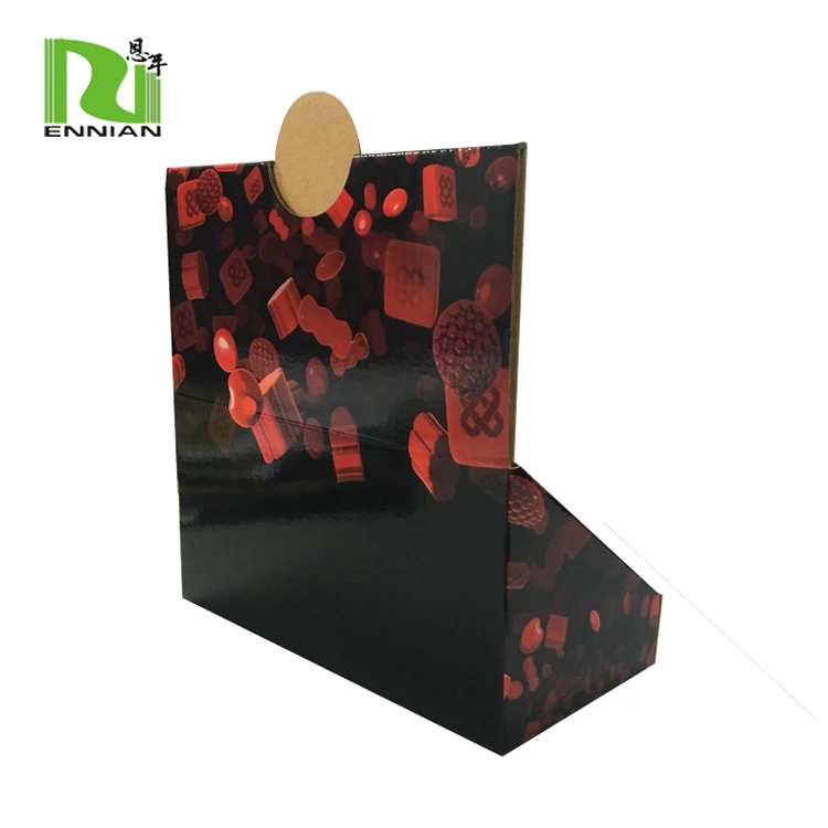Custom design supermarket promotion Advertising cardboard Small Counter Display Stands