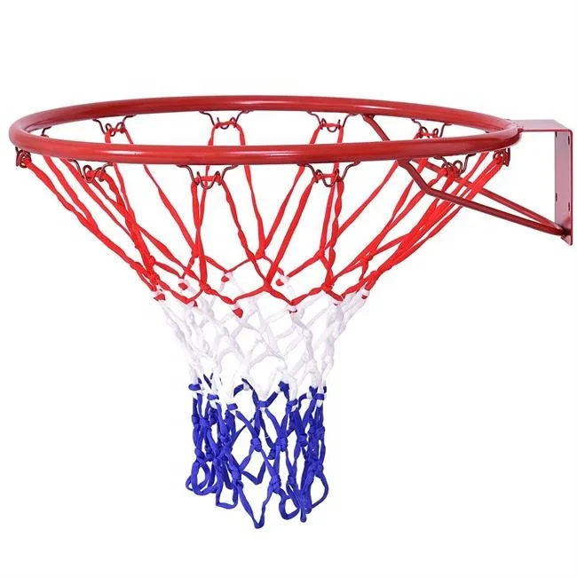 Wholesale 6MM Deluxe Professional basketball rim with White Nylon Basketball Net