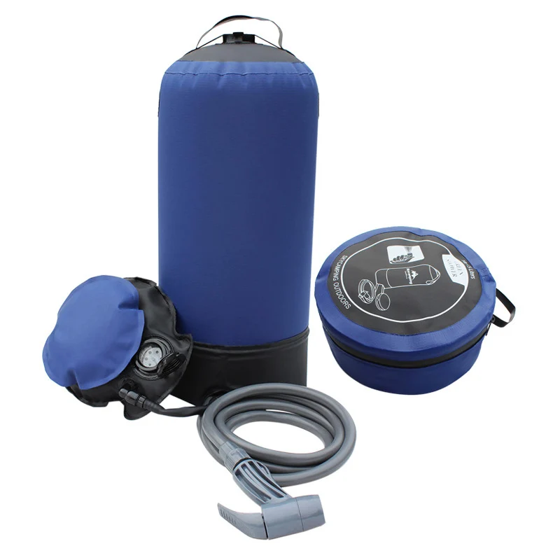 
Camp Shower Portable Outdoor Camping Shower Bag Pressure Shower with Foot Pump for Beach Swim Travel Hiking 