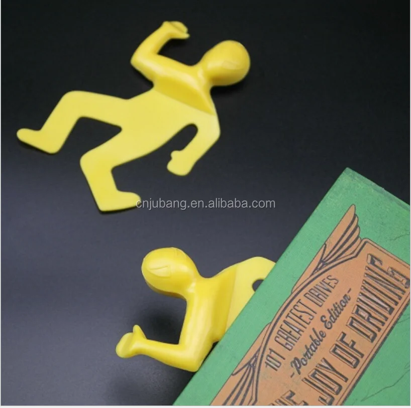 Недорогая индивидуализированная силиконовая закладка для маленьких людей/силиконовая Закладка для книг